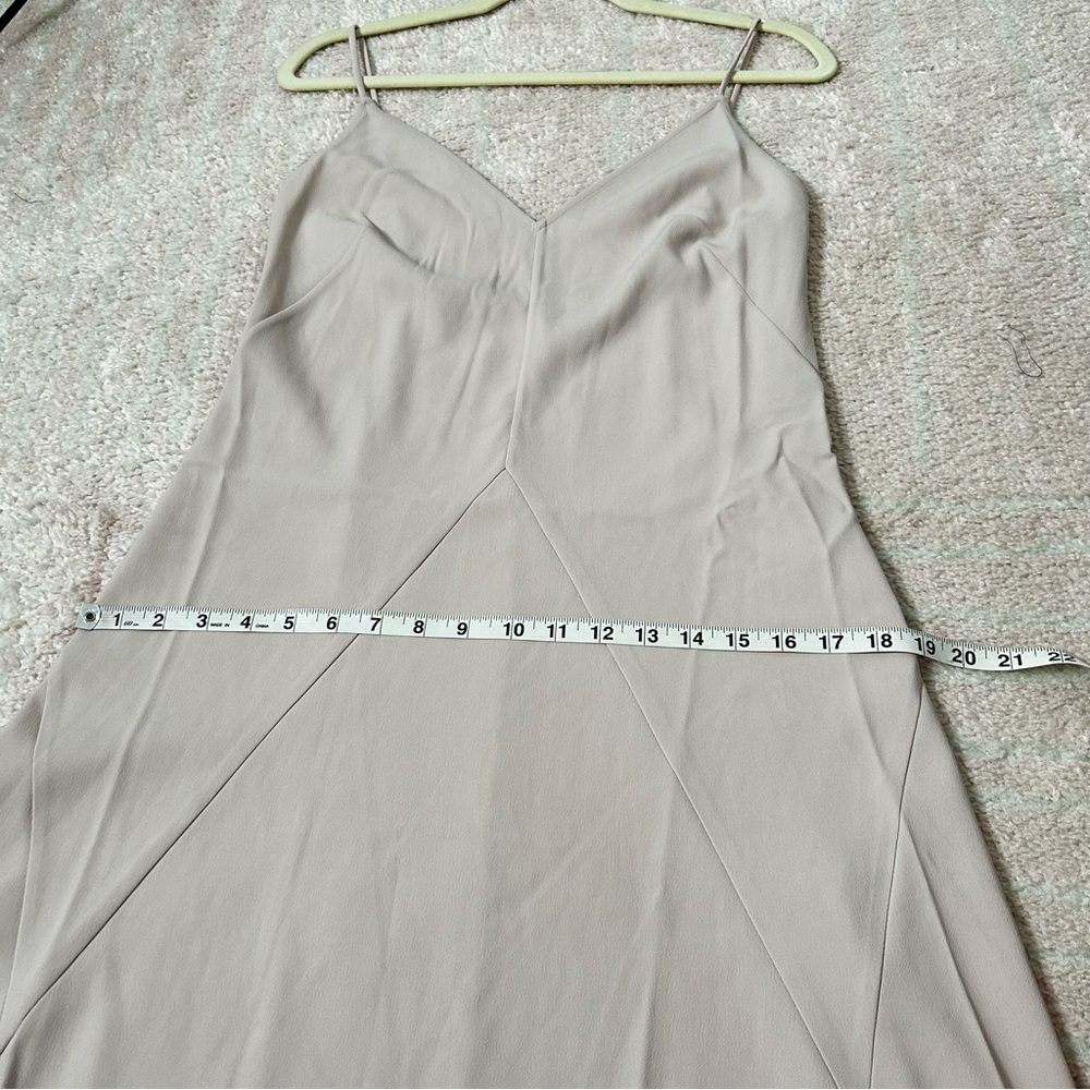 Thakoon Dusty Blush Nude Midi Slip Dress Size 4 Minimalist Clean Girl Neutral - Picture 7 of 14